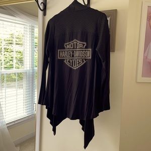 Harley Davidson over sweater